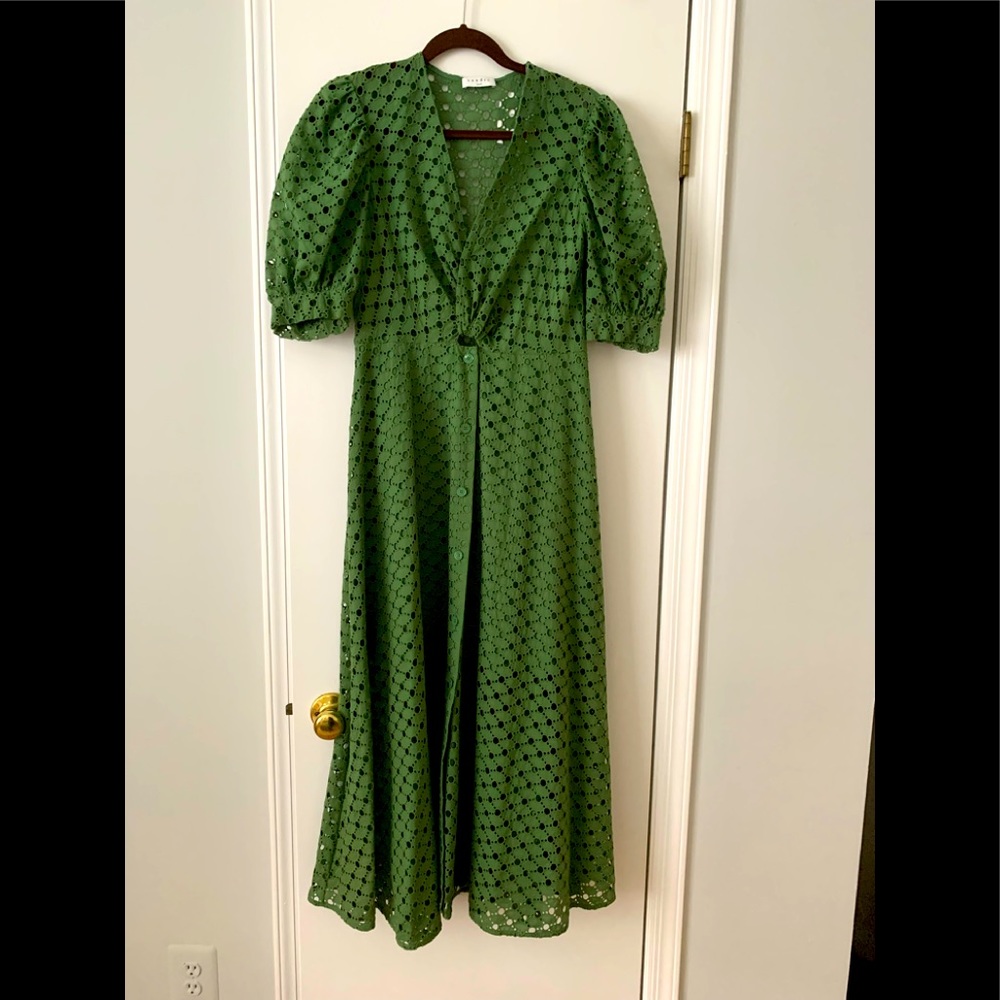 Sandro green dress
